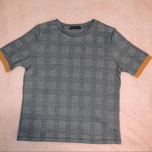 Business casual gray top